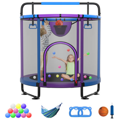 YORIN Trampoline for Kids, 60'' Toddler Mini Trampoline