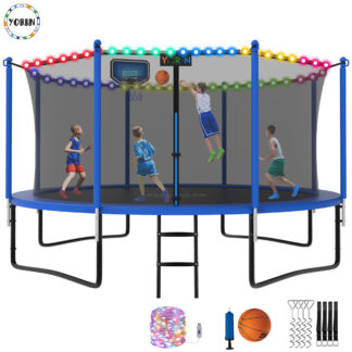YORIN Trampoline with Trampoline Light, 1400LBS